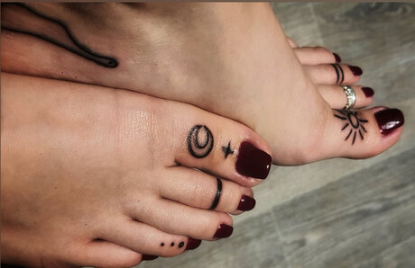 Foto di nudo di fuga di OnlyFans di Footfairy