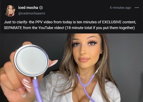 Foto di nudo di fuga di OnlyFans di Icedmochaasmr