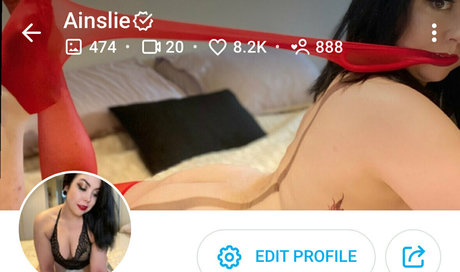 Foto di nudo di fuga di OnlyFans di Ainslieadams
