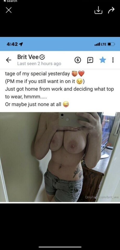 Foto di nudo di fuga di OnlyFans di Britvee