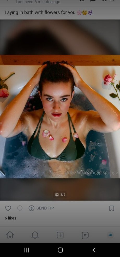 Foto di nudo di fuga di OnlyFans di Gigi Springer
