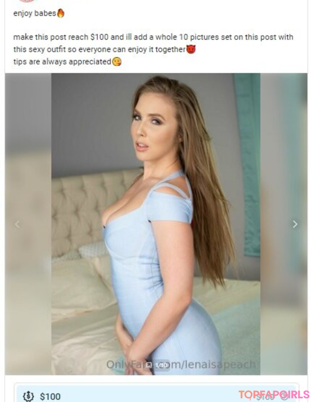 Foto di nudo di fuga di OnlyFans di Lena Paul #1417