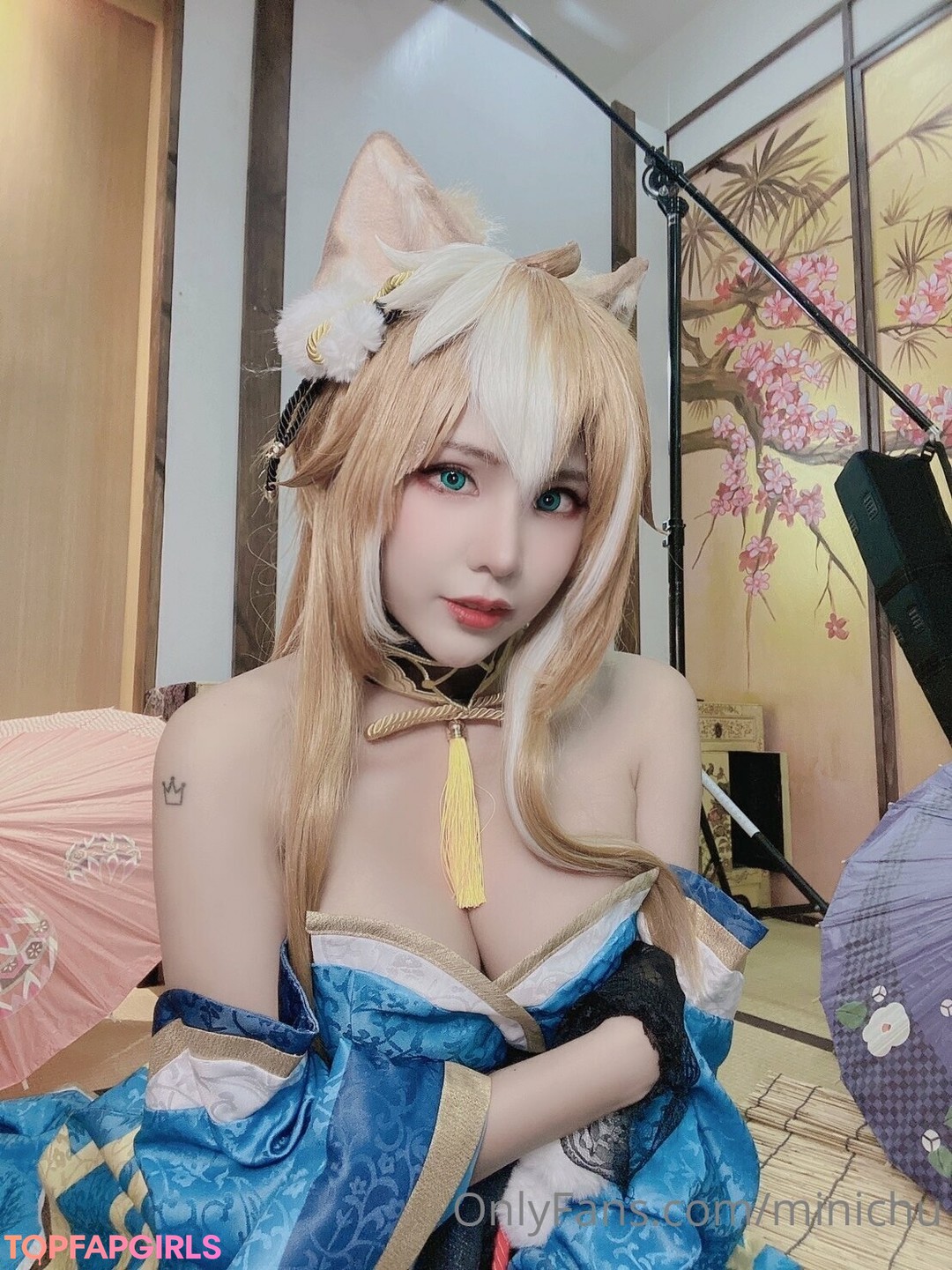 Foto di nudo di fuga di OnlyFans di Minichu #1036