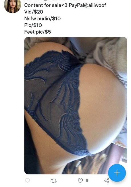 Foto di nudo di fuga di OnlyFans di Ailimeow