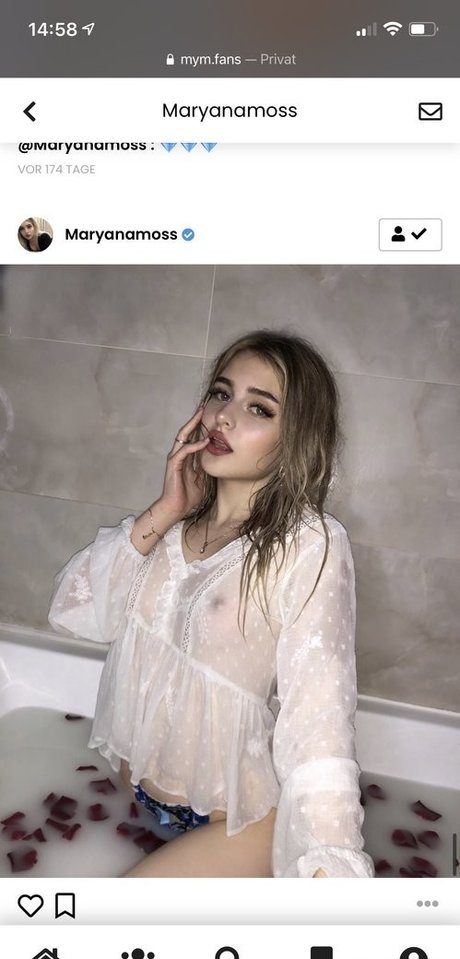 Foto di nudo di fuga di OnlyFans di Maryana Moss