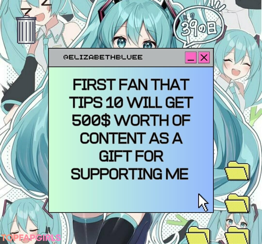 Foto di nudo di fuga di OnlyFans di Elizabethbluee #1390