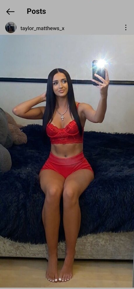 Foto di nudo di fuga di OnlyFans di Taylor Matthews
