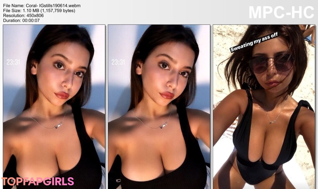 Foto di nudo di fuga di OnlyFans di Coral Sharon #1609