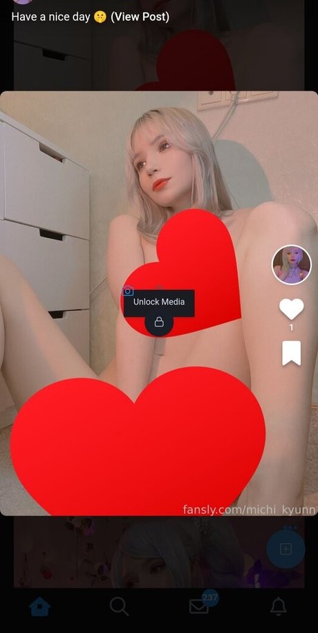 Foto di nudo di fuga di OnlyFans di Michi Kyunn