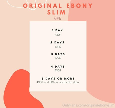 Original Ebony Slim