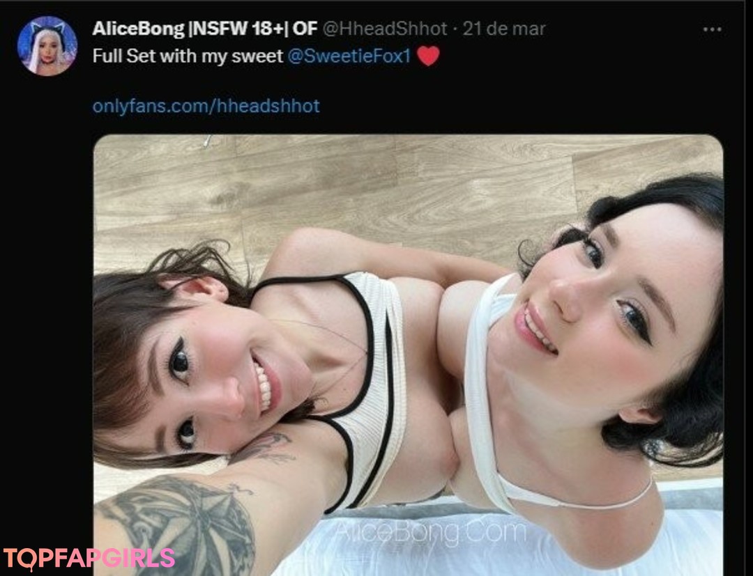 Foto di nudo di fuga di OnlyFans di Alicebong #1077