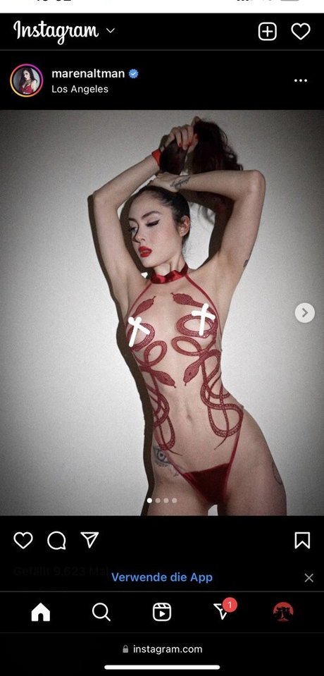 Foto di nudo di fuga di OnlyFans di Maren Altman