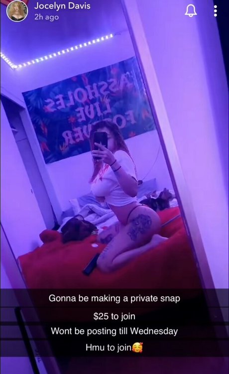 Foto di nudo di fuga di OnlyFans di Jocelyndavis0419