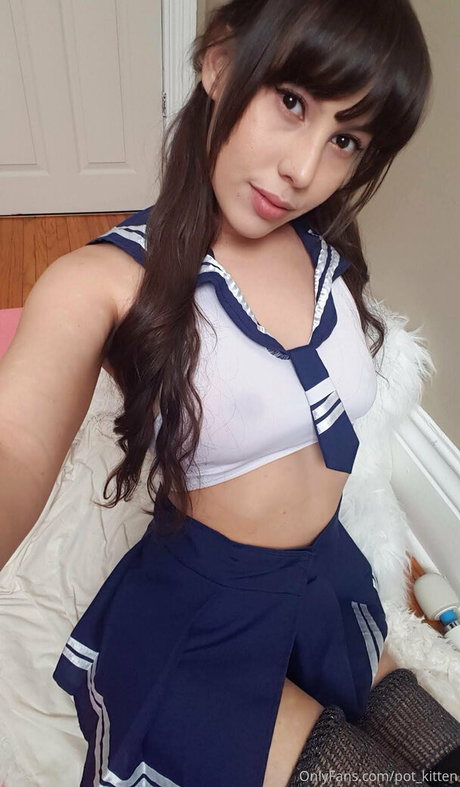 Foto di nudo di fuga di OnlyFans di Pot Kitten