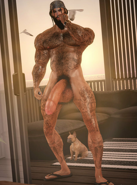 Foto di nudo di fuga di OnlyFans di Machomuskxxx