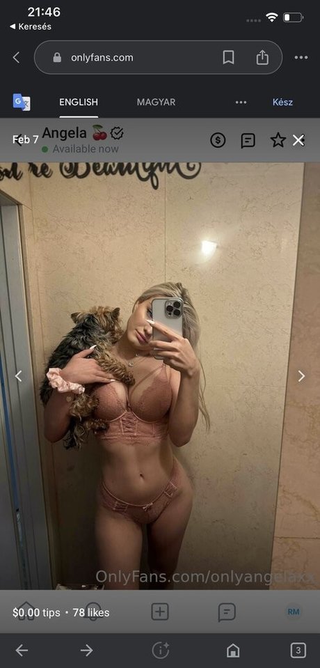Foto di nudo di fuga di OnlyFans di Onlyangelaxx