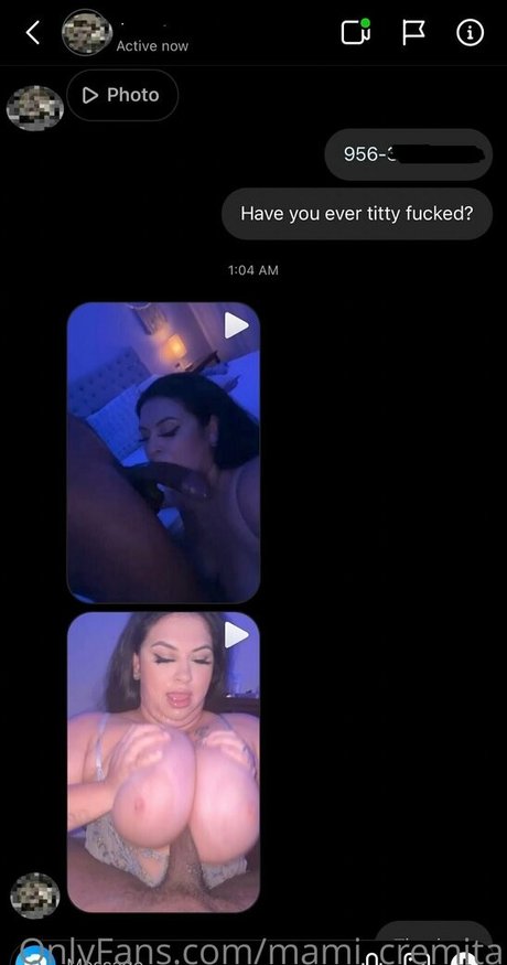Foto di nudo di fuga di OnlyFans di Mamicremita