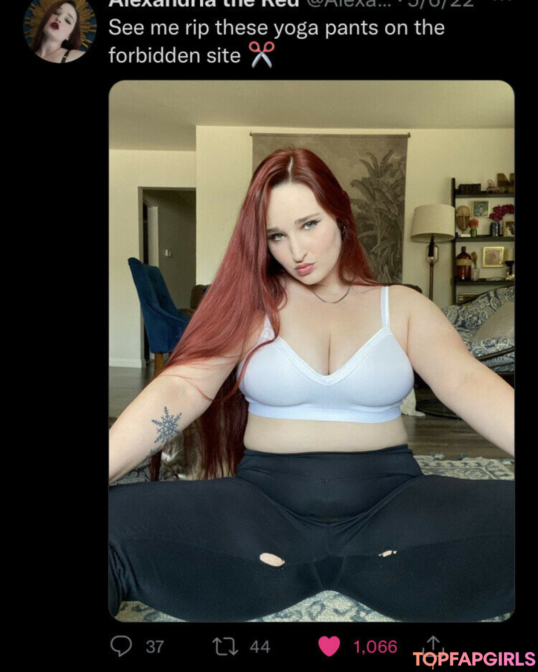 Foto di nudo di fuga di OnlyFans di Alexandria The Red #1397