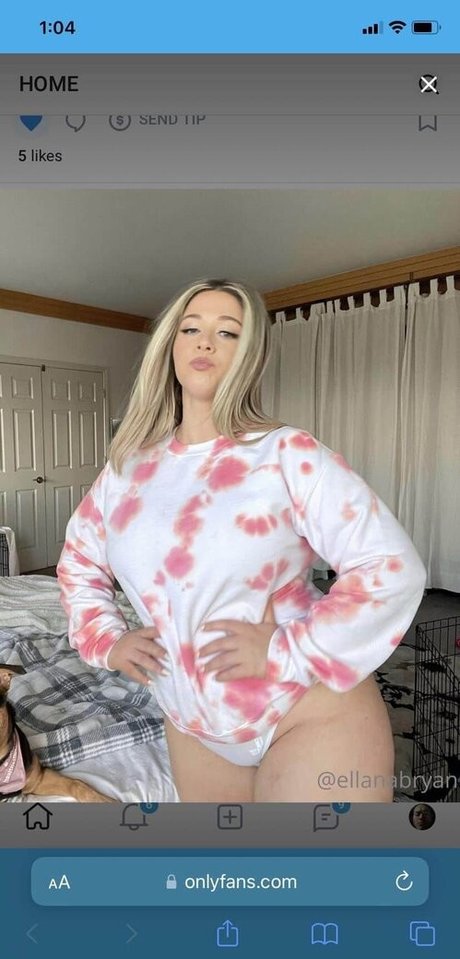 Foto di nudo di fuga di OnlyFans di Ellanabryan