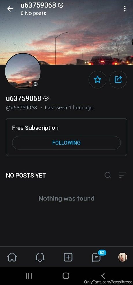 Foto di nudo di fuga di OnlyFans di Fcassibreee